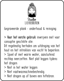 Ontbijtplank kindertekening