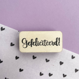 Stempel gefeliciteerd