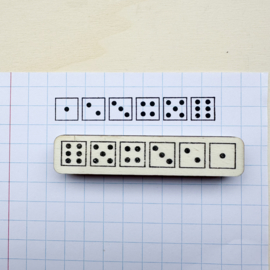 Stempel - dobbelsteen structuur