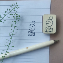 Stempel dikke duim!