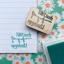 Stempel wandelende tak - TAKtisch opgelost!