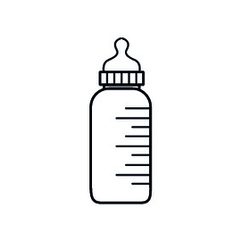 Stempel mini - baby fles