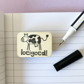 Stempel koe -  loeigoed!