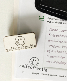 Stempel zelfcorrectie