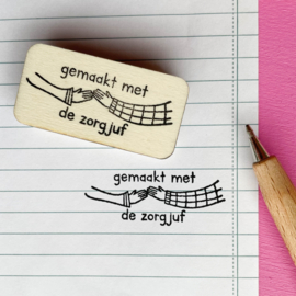 Stempel - gemaakt met de zorgjuf