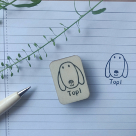 Stempel hond - Top!