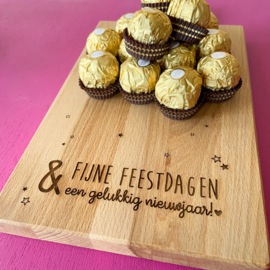 Borrelplankje - fijne feestdagen