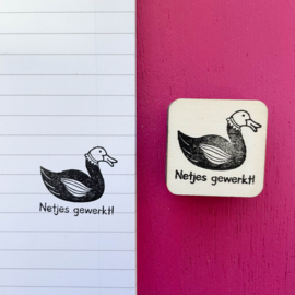 Stempel mindset - netjes gewerkt!