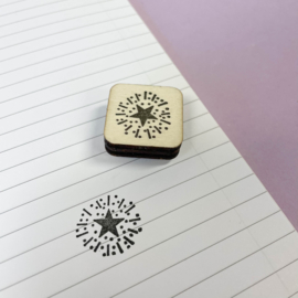 Stempel mini - stralende ster