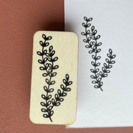 Stempel botanische blaadjes