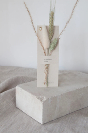 Hold Close droogbloemen kaartje 'in gedachten, dichtbij' 
