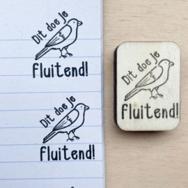 Stempel kanarie - Dit doe je fluitend!