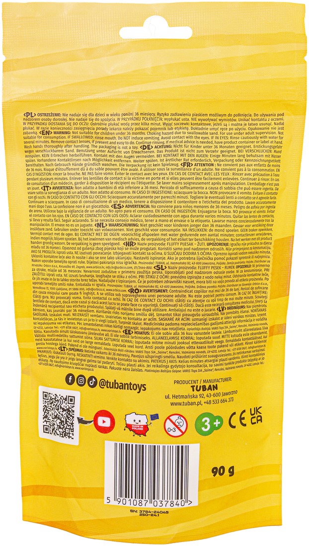 Tuban - Fluffy Sand - Yellow 90 g
