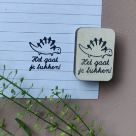 Stempel dino - Het gaat je lukken!