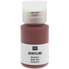 Acrylini verf - wijnrood