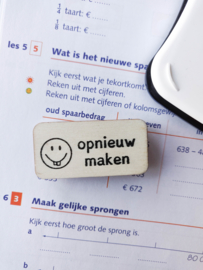 Stempel opnieuw maken