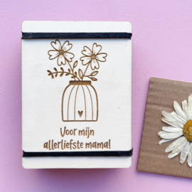 Bloemenpers gepersonaliseerd