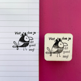 Stempel mindset - wat doe je dit goed zeg!