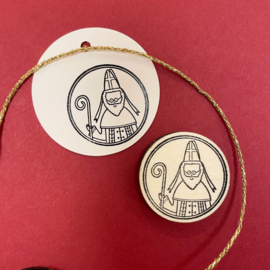Stempel - sinterklaas rond