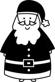 Stempel kerstman