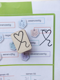 Stempel - krul hart