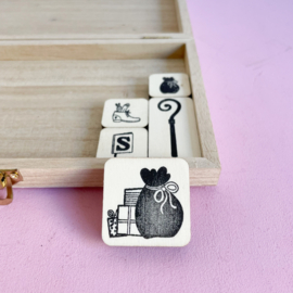 Stempel - zak met cadeau's
