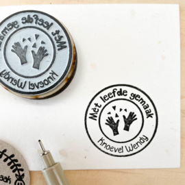 Stempel gepersonaliseerd DIY