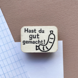 Stempel Duits - Hast du gut gemacht!