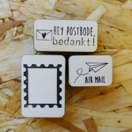 Stempel Postbode bedankt!