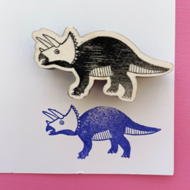 Stempel dino - triceratops