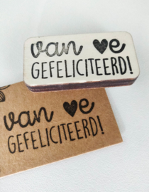 Stempel gefeliciteerd