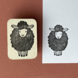 Stempel schaap - vlak