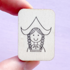 Stempel - Hollands meisje
