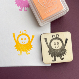 Stempel - blij monster
