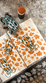 SALE herfstset blaadjes