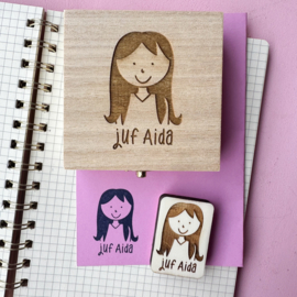 Stempel gepersonaliseerd POPPETJE