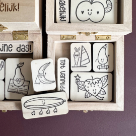Stempelset – broodtrommelbriefjes