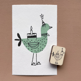 Stempel feestvogel