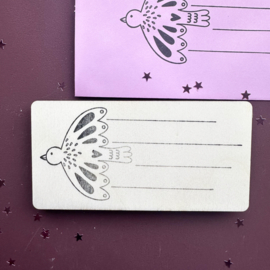 Stempel - adresstempel vogel