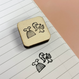 Stempel mini - verkleden