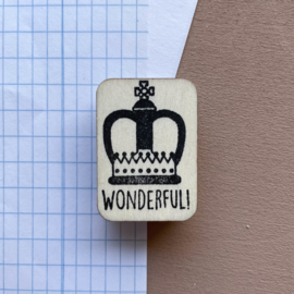 Stempel Engels - Wonderful!