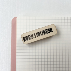 Stempel HiH - 'Boekhouden!'