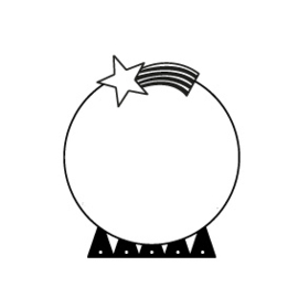 Stempel sneeuwbol