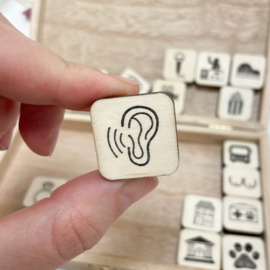 Stempel mini - oor (arts)