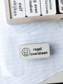 Stempel regel overslaan