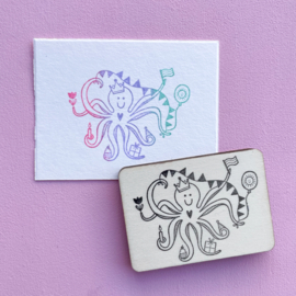 Stempel - feest octopus