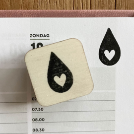 Stempel mini - druppel (menstruatie)