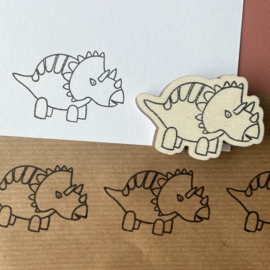 Stempel dino - triceratops