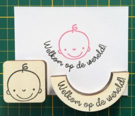 Stempel Welkom op de wereld