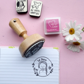 Stempel gepersonaliseerd POPPETJE